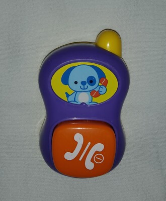 VTech Alphabet Activity Cube Replacement Purple/Orange Phone Toy, Blue Puppy Dog