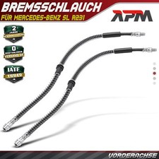 2x Bremsschlauch Bremsschläuche Vorne Links Rechts für Mercedes-Benz SL R231