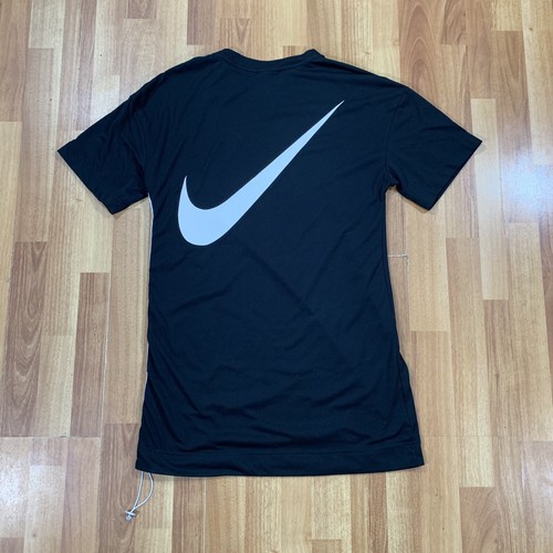 Nike Shirt Mens Small Black Smooth Short Sleeve Dri-Fit Athletic Tee - Picture 8 of 10