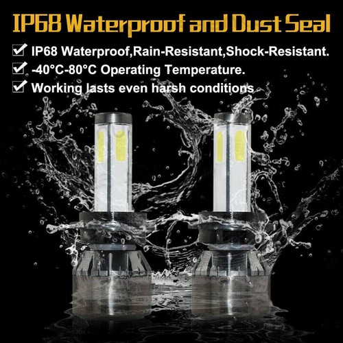 D1S D2S D3S D4S Fanles LED Headlight Kit Bulbs 2000W 250000LM 6000K HID Xenon R - Picture 7 of 9