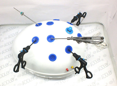 Laparoscopic Endo Trainer Virtual Training Box With 6 Inst ADDLER