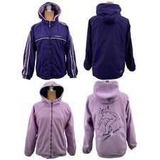 ZeroXposur Winter Reversible Fleece Jacket Hooded Coat Purple Girls Large 14
