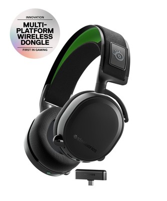 SteelSeries Arctis 7X+ Black Wireless Gaming Headset Certified  