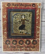 MARY MARGARET cross stitch pattern CARRIAGE HOUSE SAMPLINGS  NIP