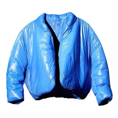 YEEZY GAP Round Jacket Blue - Men's Medium - Puffer FW21 Kanye West YZY IN HAND