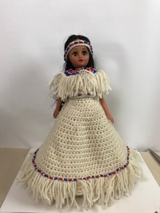 american girl doll white dress