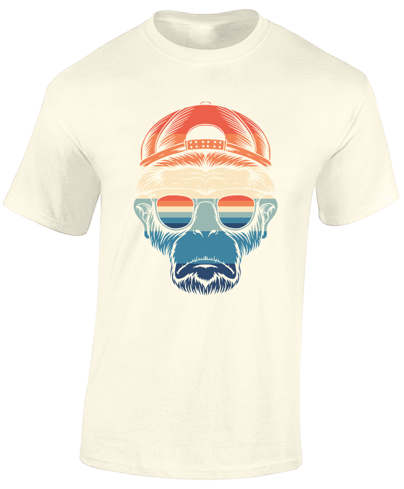 CAMISETA COOL APE PARA HOMBRE DISEÑO DE MODA INFORMAL TOP MODERNO URBANO LINDO ANIMAL