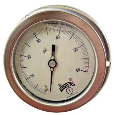 #ad #ad WINTERS P1093R1FF LIQUID FILLED PRESSURE GAUGE 0 60 PSI 4quot; $49.95