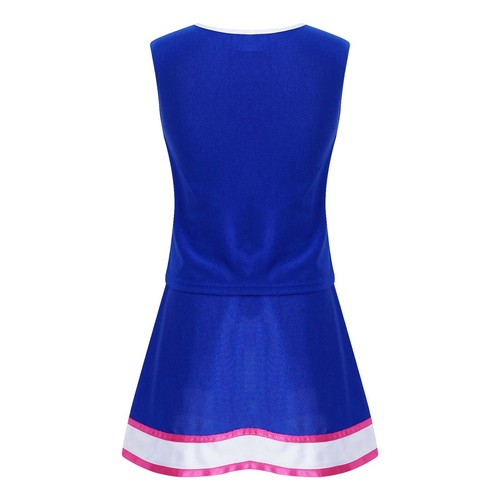 Girls Dress Schoolgirl Top With Skirt Halloween Costume Cosplay Outfits Sets - Picture 87 of 89