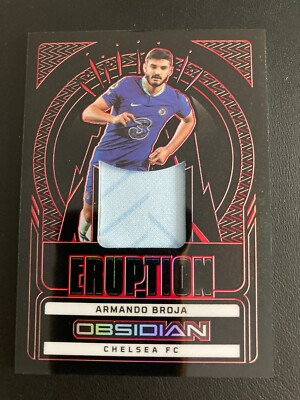 2022-23 Obsidian Eruption Relics Electric Etch Red Armando Broja ed/25 CHELSEA
