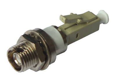 LC-Male-FC-Female Hybrid Fiber Adapter Multimode 62.5/125 Simplex Metal