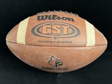 Eric Shelton AUTO. 2003 Louisville Cardinals GAME USED Wilson NCAA GST Football