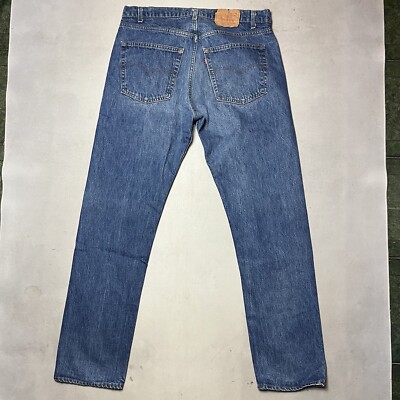 LEVI’S VINTAGE CLOTHING 505-0217 W31 Vintage 1960s LEVIS 505 0217 Big-E Single Stitch Indigo Blue