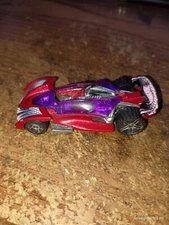 2003 Hot Wheels Open Road-Ster Serpent Cyclone Loose Red Purple Pink Racecar