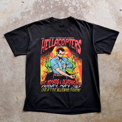 The Hellacopters Concert Poster 1999 Black All Size Gift For Fan Shirt  AM119