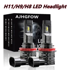 2x H11 LED Headlight Bulbs Conversion Kits Low Beam 10000K Super Bright White