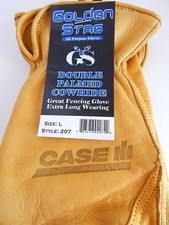 Case IH Golden Stag All Purpose Double Palmed Cowhide Sizes: M, L, XL or XXL