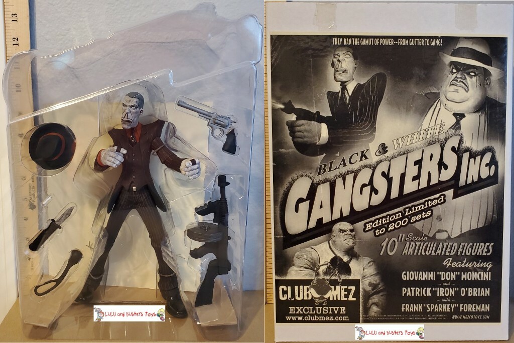 mezco Gangsters Inc. +スカーフェイのフィギュア全5体セット Mezco Toyz GANGSTERS INC Frankie Forman Sparks Black & White 1/200
