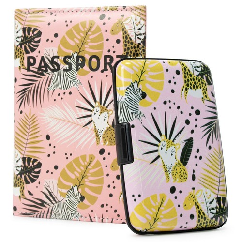 RFID Blocking Wallet and RFID Blocking Passport Holder Set - 50 Options - Picture 53 of 81