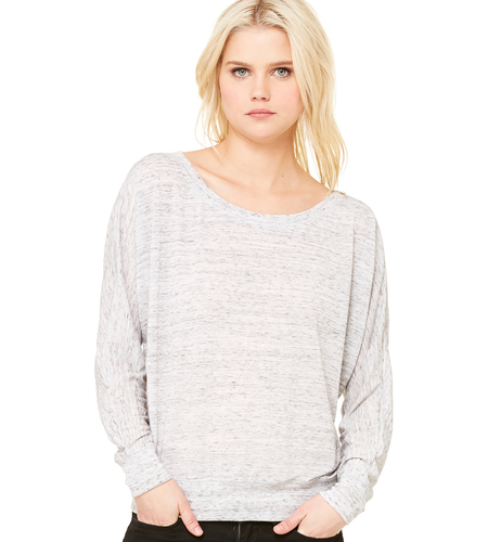 Bella Canvas White Marble XL Women's 