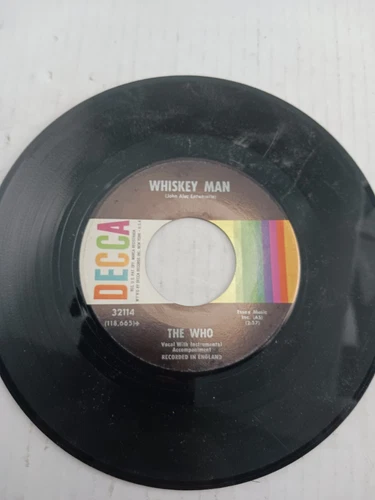 45 rpm Vintage 7” Vinyl Single Hit Record The Who - Happy Jack