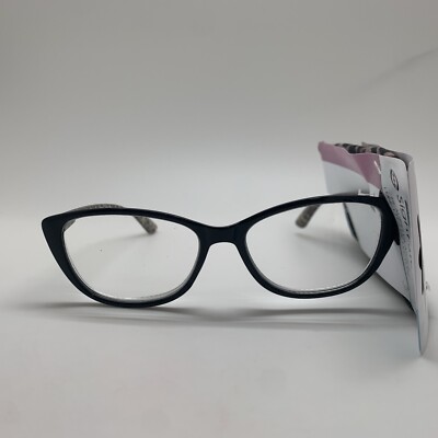 E374 Foster Grant Sight Station SSR 24 640 BLK/LEP 2.00 Reading Glasses READERS
