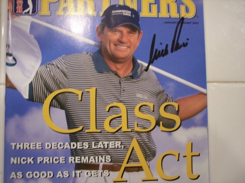 NICK PRICE AUTOGRAPHED PGA TOUR PARTNERS MAGAZINE SIGNED JANUARY/FEBRUARY 2003 - Picture 9 of 12