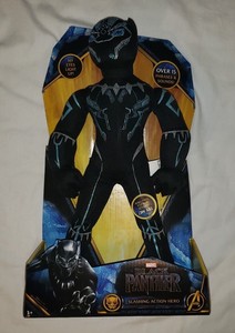black panther slashing action hero