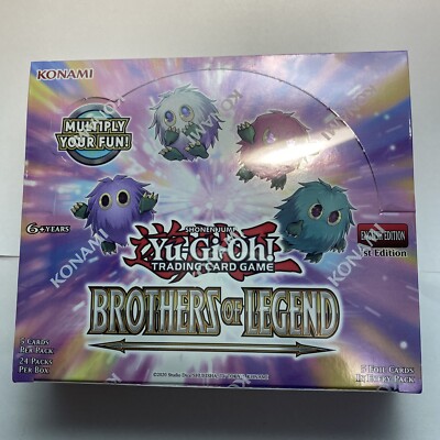 brothers of legend booster box Yugioh 2021 Relive the epic battles Brothers of Legend Booster Box