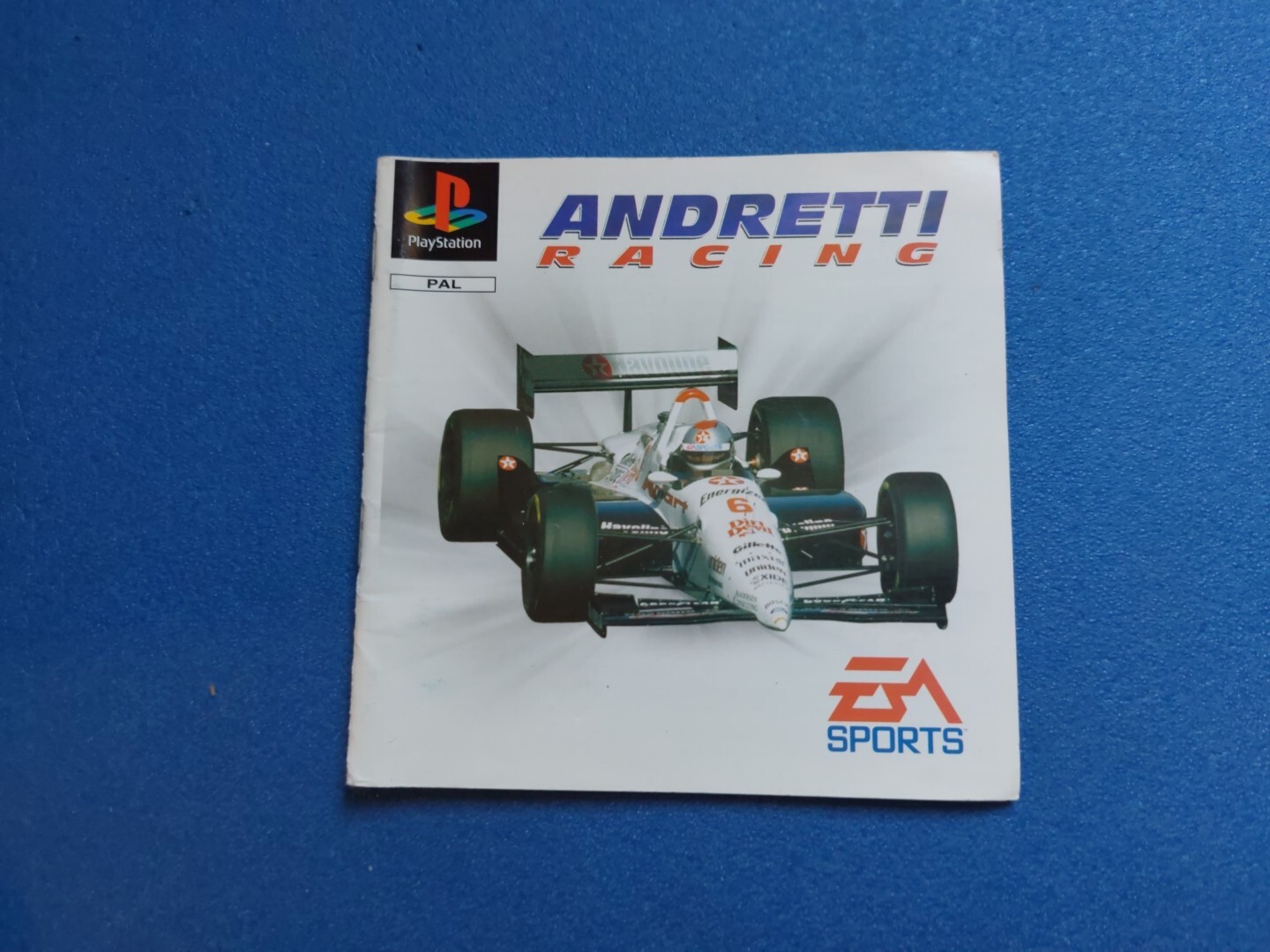 PS1 Playstation 1 notice manuel Andretti Racing 
