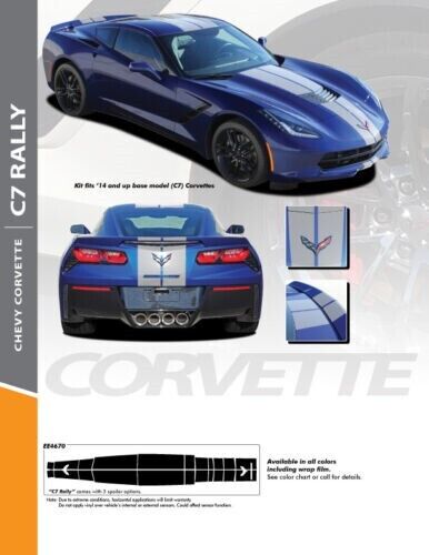 2014-2019 C7 Corvette Rally Stripes Kit - Picture 1 of 13
