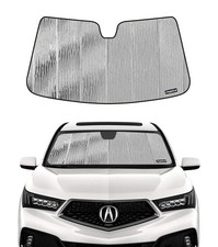 Pigenius Windshield Sunshade for Acura MDX 2014-2020, Reversible Silver/Black
