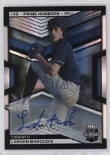 2023 Elite Extra Edition Prime Numbers A Signatures Landen Maroudis Auto 14hk