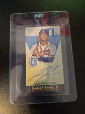 ​2021 Topps Gypsy Queen Ronald Acuna Jr Captains Mini Auto 04/50 #CMA-RAJ