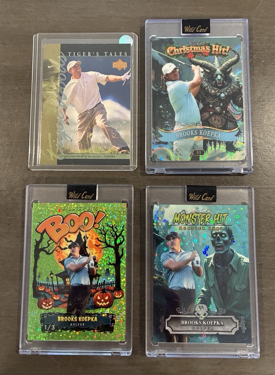 UPPERDECK トレーディングカード　53/100 Upper Deck/Wild Card 2024 PGA Golf 10 Card Lot Koepka Woods Furyk
