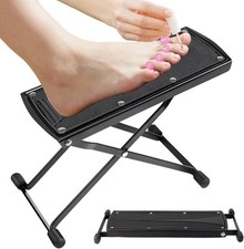 Pedicure Foot Rest 6 Heights Adjustable Foot Stool Metal Foldable Non-slip Pedicure Foot Rest 6 Heights Adjustable Foot Stool Metal Foldable Non-slip