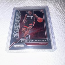 Precious Achiuwa Emergent Silver 2020-21 Panini Prizm Basketball #14 Rookie