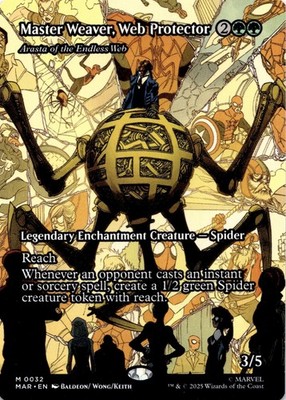 Master Weaver, Web Protector MAR 32 Eternal-Legal Magic: The Gathering NM