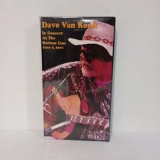 Dave Van Ronk In Concert At The Bottom Line 2001 VHS New Mostly Sealed 