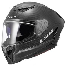 LS2 FF807 Dragon 6K Carbon Fibre Dual Visor Full Face Motorcycle Crash Helmet