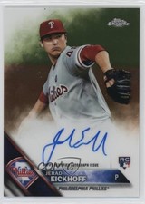 2016 Topps Chrome Rookie Auto Jerad Eickhoff #RA-JE Auto RC c6h