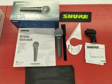 Shure Beta 58A-J Dynamic Vocal Microphone for Live Use