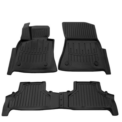 Gummifußmatten für BMW X6 E71 2008-2014 3D Schalen Set Automatten