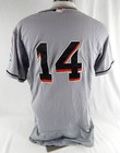 2012-18 Miami Marlins #14 Game Used Grey Jersey 44 766 — photo 2