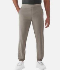 Member's Mark Men's Travel Jogger Size Small Gray Bisque NEW