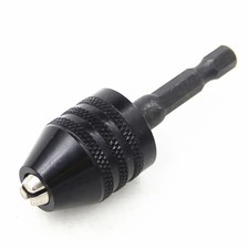 1/4" Hex Shank Drill Chuck Screwdriver Bit Adaptor For Impact Driver 0.3 - 6.5mm