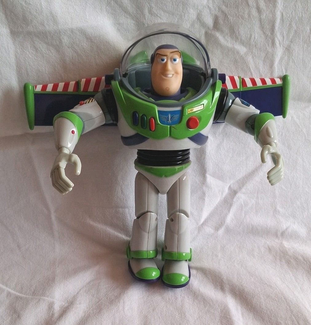 Action Figure Toy Story Buzz Lightyear Parlante Disney Pixar Thinkway Vintage