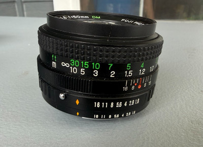 FUJI EBC X-FUJINON 50mm F/1.6 DM CAMERA LENS, MADE IN JAPAN