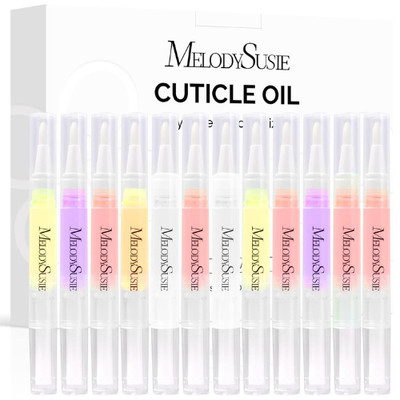 12Pcs Cuticle Oil Pen Set,Nail Moisturizing Cuticle Oil Enriched with Vitamin E