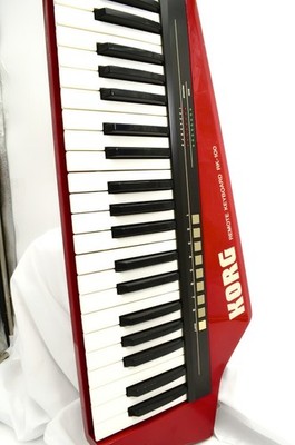 Korg RK-100 Keytar rot defekt Vintage selten Umhängekeyboard Bastler